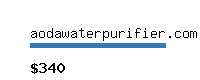 aodawaterpurifier.com Website value calculator