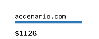 aodenario.com Website value calculator