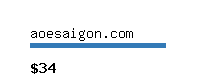 aoesaigon.com Website value calculator