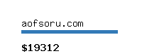 aofsoru.com Website value calculator