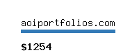 aoiportfolios.com Website value calculator