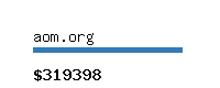 aom.org Website value calculator