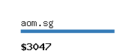 aom.sg Website value calculator