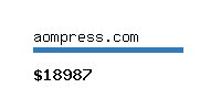 aompress.com Website value calculator