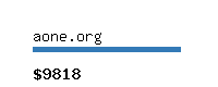 aone.org Website value calculator