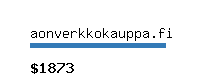 aonverkkokauppa.fi Website value calculator