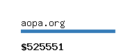 aopa.org Website value calculator