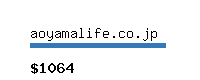 aoyamalife.co.jp Website value calculator