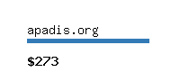 apadis.org Website value calculator