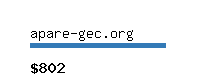 apare-gec.org Website value calculator