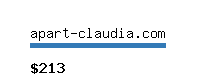 apart-claudia.com Website value calculator