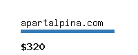 apartalpina.com Website value calculator