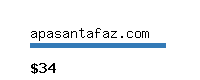 apasantafaz.com Website value calculator