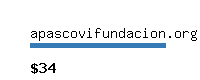 apascovifundacion.org Website value calculator