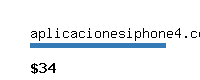 aplicacionesiphone4.com Website value calculator