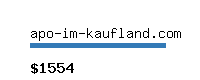 apo-im-kaufland.com Website value calculator