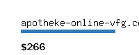 apotheke-online-vfg.com Website value calculator