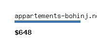 appartements-bohinj.net Website value calculator