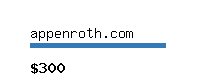 appenroth.com Website value calculator