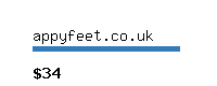 appyfeet.co.uk Website value calculator