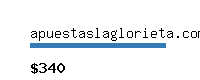 apuestaslaglorieta.com Website value calculator