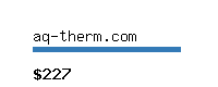 aq-therm.com Website value calculator