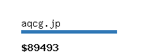 aqcg.jp Website value calculator