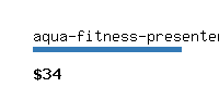 aqua-fitness-presenter.com Website value calculator