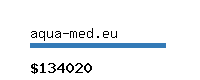 aqua-med.eu Website value calculator