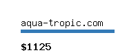 aqua-tropic.com Website value calculator