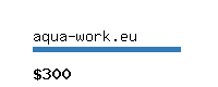 aqua-work.eu Website value calculator