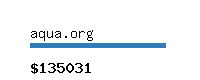 aqua.org Website value calculator