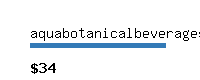 aquabotanicalbeverages.com Website value calculator