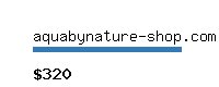 aquabynature-shop.com Website value calculator