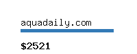 aquadaily.com Website value calculator