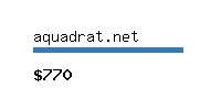 aquadrat.net Website value calculator