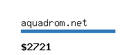 aquadrom.net Website value calculator