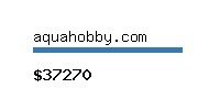 aquahobby.com Website value calculator