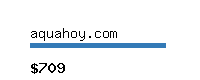 aquahoy.com Website value calculator