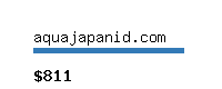 aquajapanid.com Website value calculator