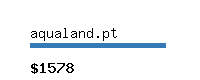 aqualand.pt Website value calculator