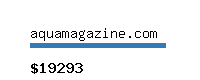 aquamagazine.com Website value calculator