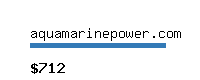 aquamarinepower.com Website value calculator