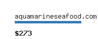 aquamarineseafood.com Website value calculator