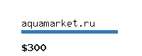 aquamarket.ru Website value calculator