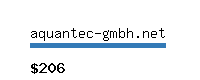 aquantec-gmbh.net Website value calculator