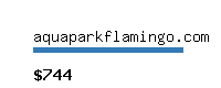 aquaparkflamingo.com Website value calculator