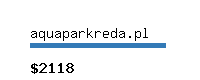 aquaparkreda.pl Website value calculator