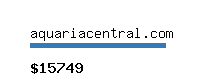 aquariacentral.com Website value calculator