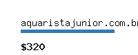 aquaristajunior.com.br Website value calculator